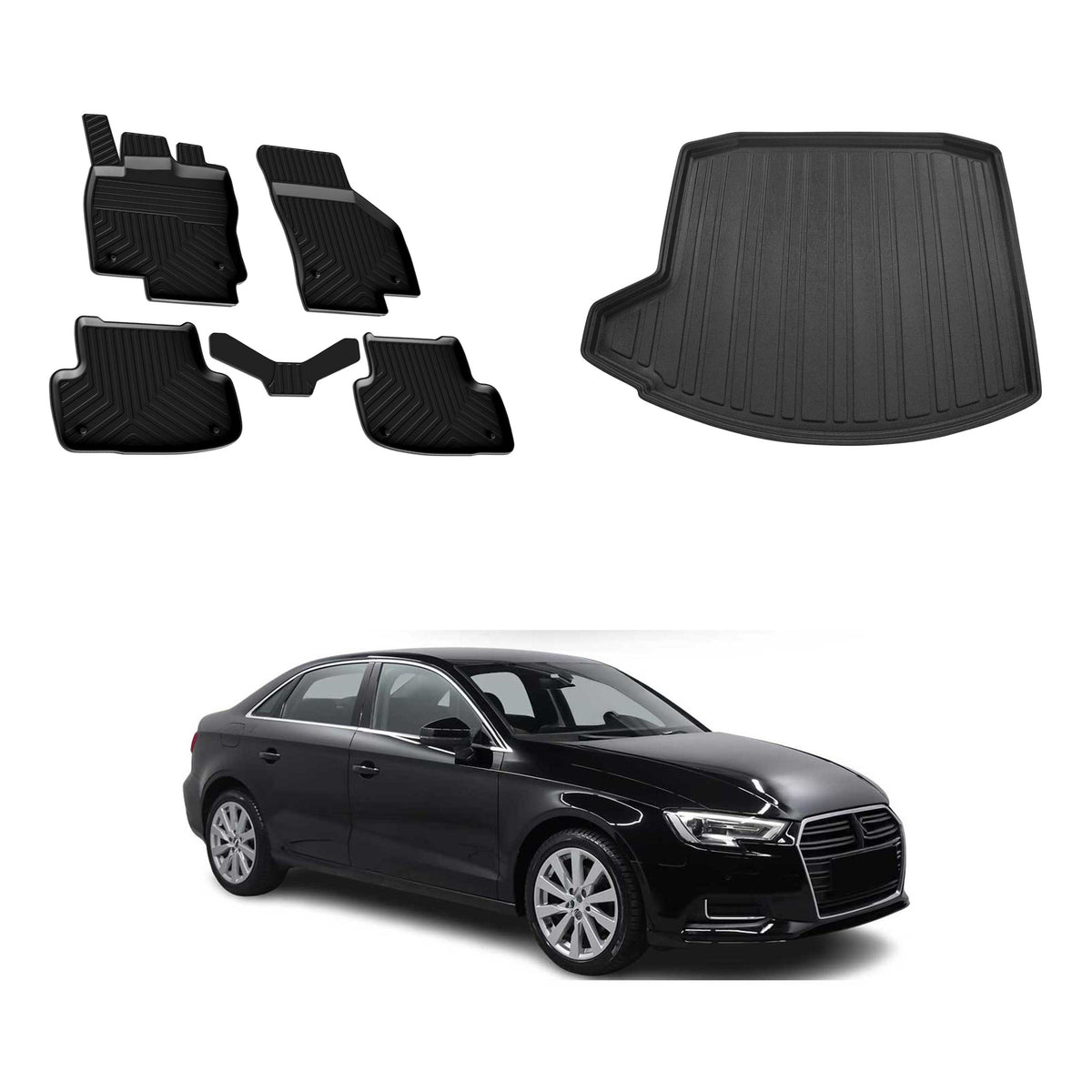 Floor Mats & Cargo Liners for Audi A3 / A3 Quattro / A3 e-tron 2015-2020 Sedan