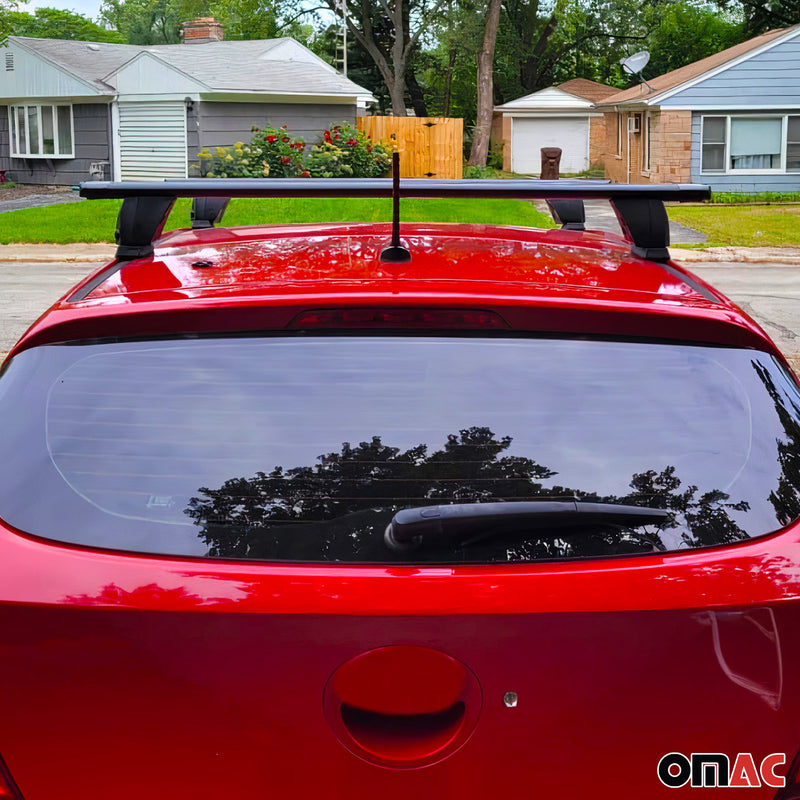 2005-2011 BMW 1 Series E81 E82 E87 Roof Rack Cross Bars Black