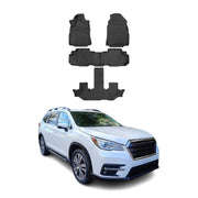 2019-2025 Subaru Ascent Floor Mats Liners Full Set All Weather Black