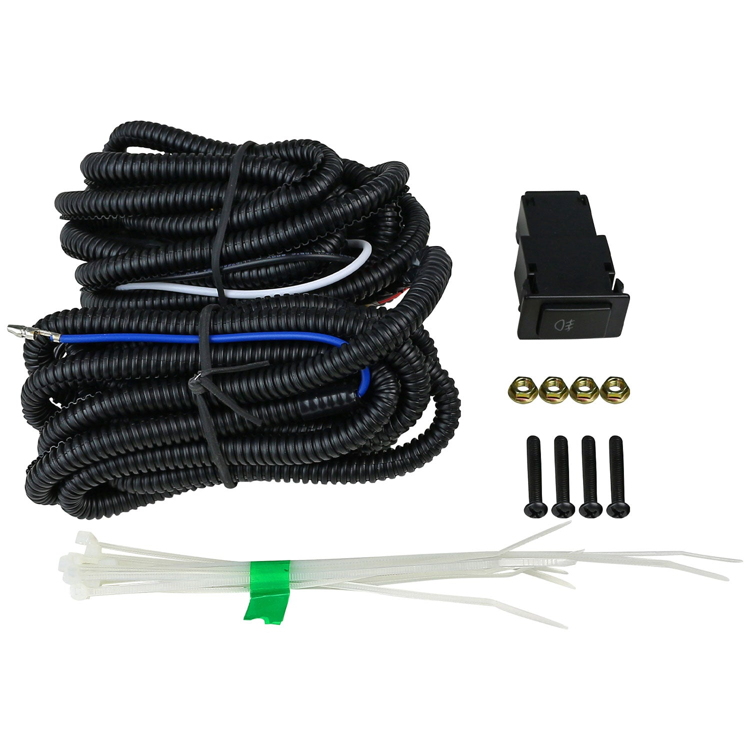 1999-2004 Nissan Pathfinder 2400K H3 Fog Lights Kit Chrome/Clear Lens