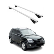 2005-2010 Kia Sportage Roof Rack Cross Bars Silver