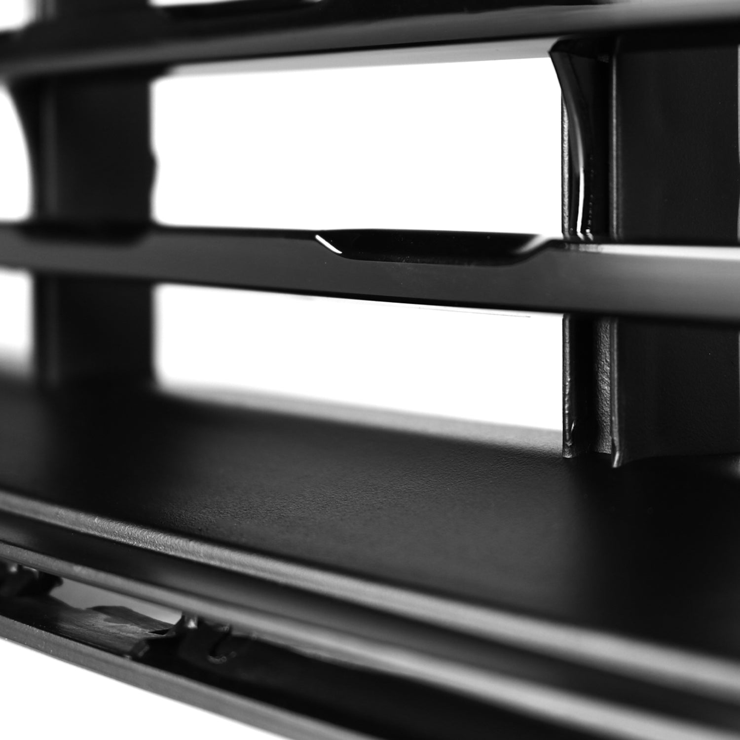 2015-2017 Ford Mustang Black ABS California Edition Upper & Lower Grille - 2PC