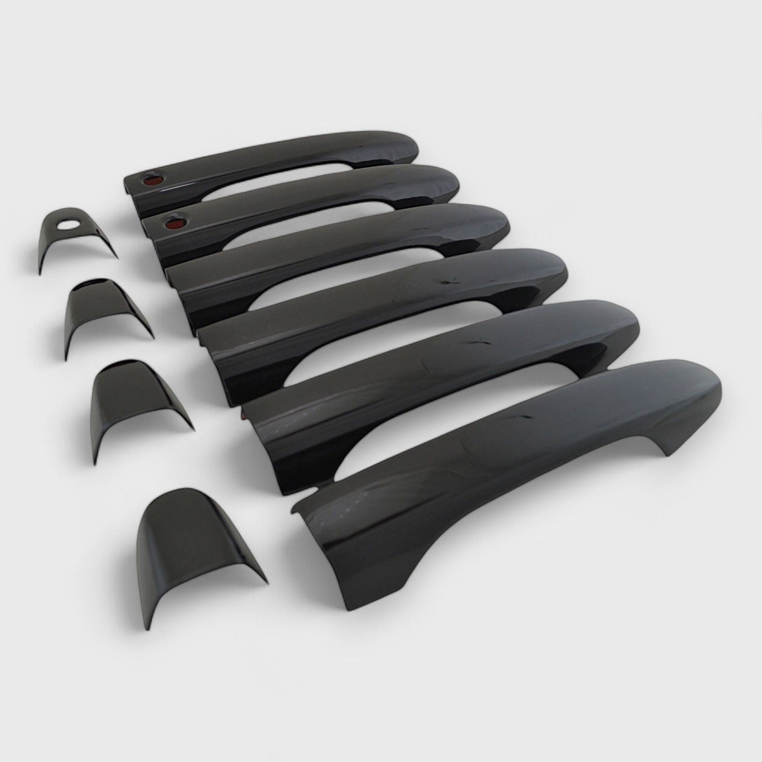 2014-2016 Honda CR-V Door Handle Cover Gloss Black 8Pcs ABS Plastic