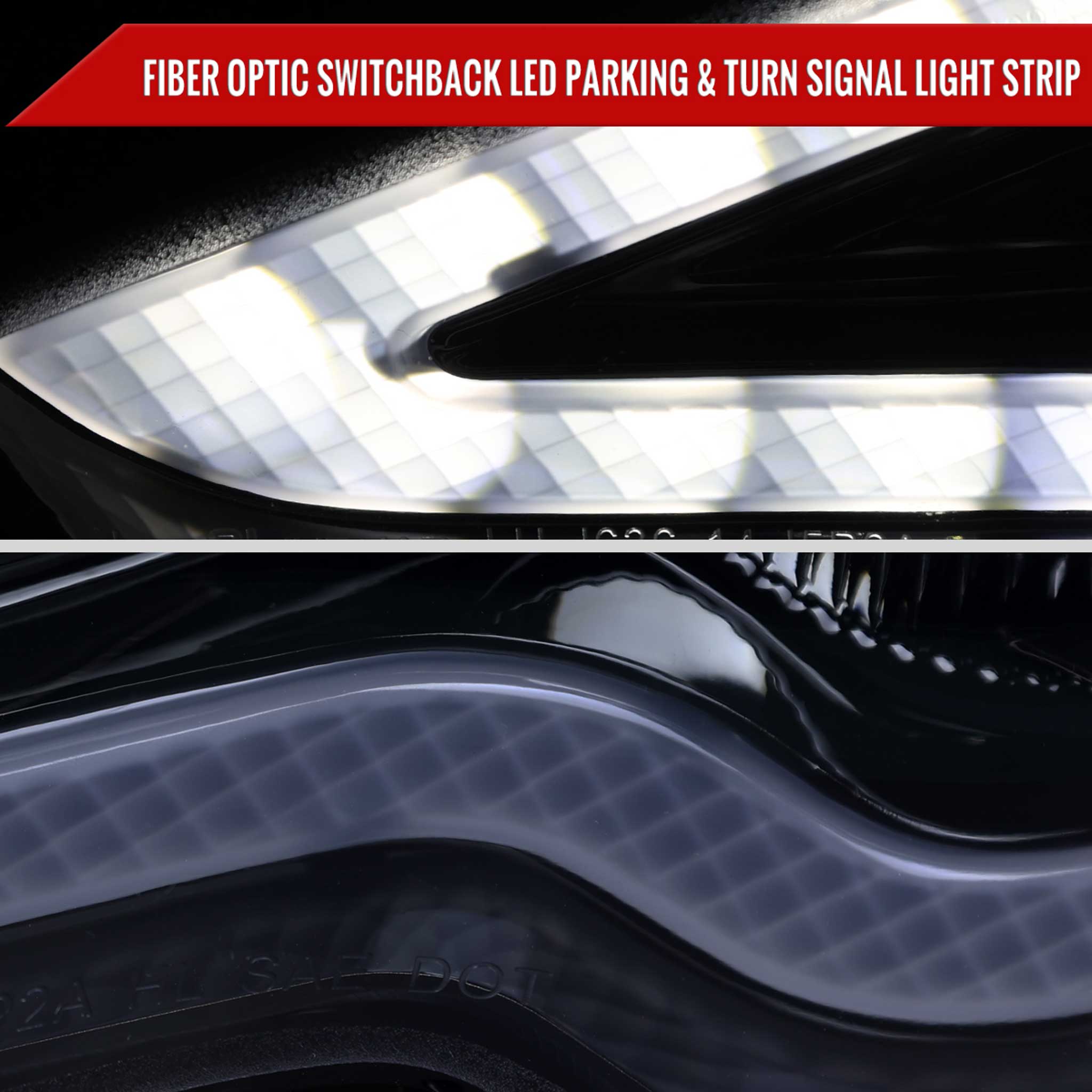 For Lexus IS250 IS350 2014-2016 Full LED Project healight Black Houing Smoked lens