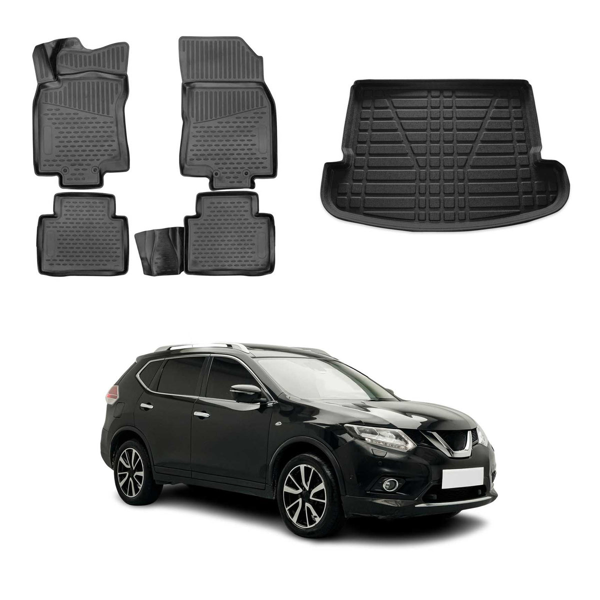 OMAC Floor Mats & Cargo Liners for Nissan Rogue 2014-2020
