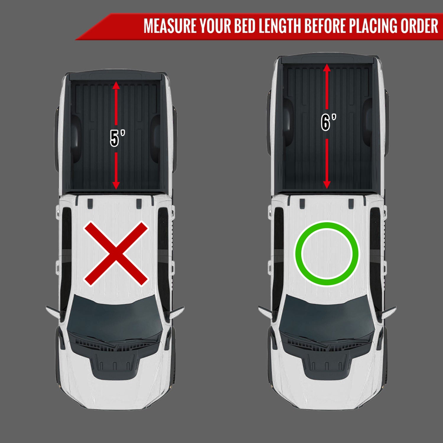 2005-2015 Toyota Tacoma Access/Double/Regular Cab 6' Bed Tonneau Cover