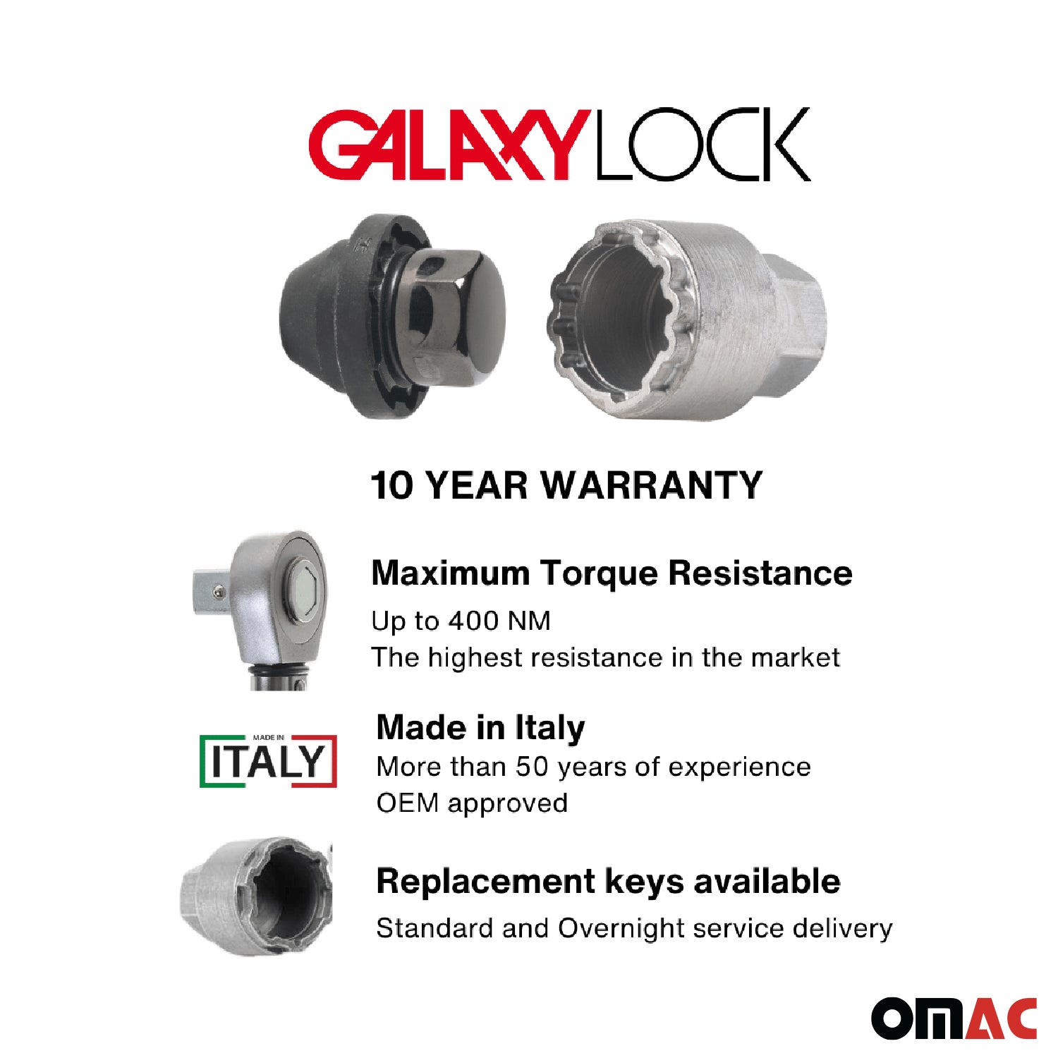 Wheel Lock Kit for Jeep Compass Patriot 2008-2017 M12X1,5 Black 4Locks&1Key