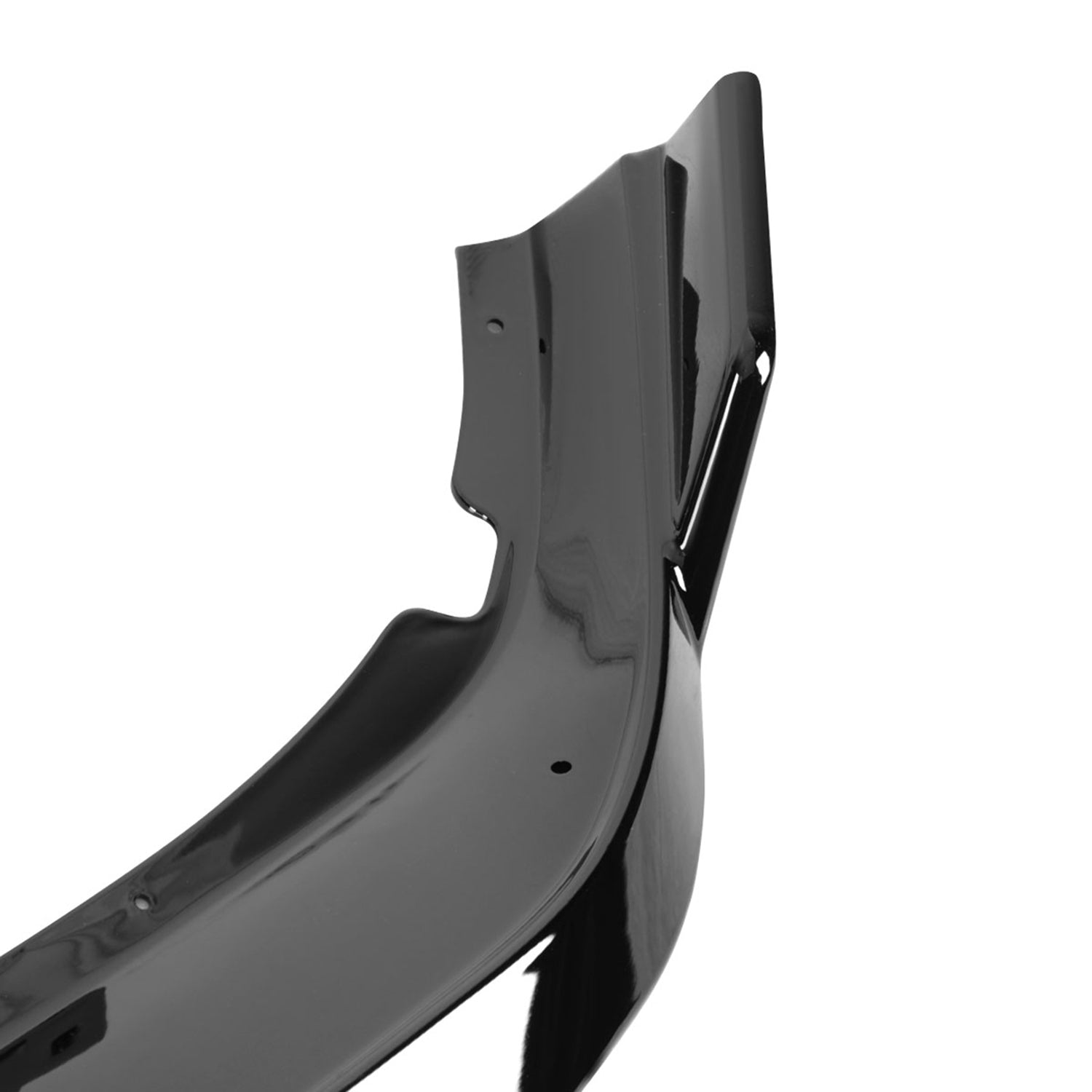 2011-2014 Dodge Charger Glossy Black 3Pcs Front Bumper Lip Splitter Kit