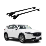 Top Roof Racks Cross Bars for Mazda CX-5 3.gen 2026 Black Aluminium 2Pcs