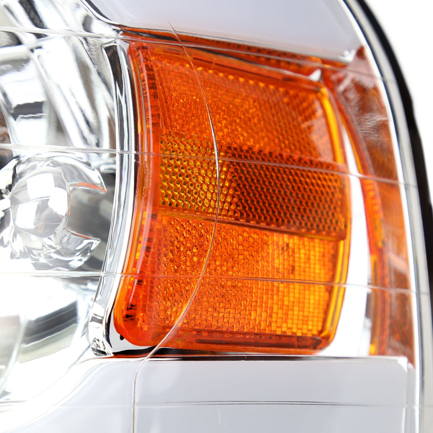 2002-2005 Dodge RAM 1500 /RAM 2500/3500 LED Tube Factory Headlights Chrome