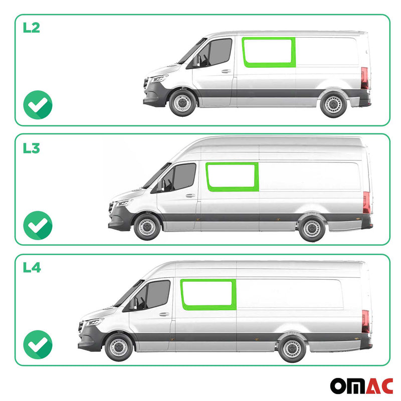 2010-2018 Mercedes Sprinter W906 Window Glass Front Left Side L2 L3 L4
