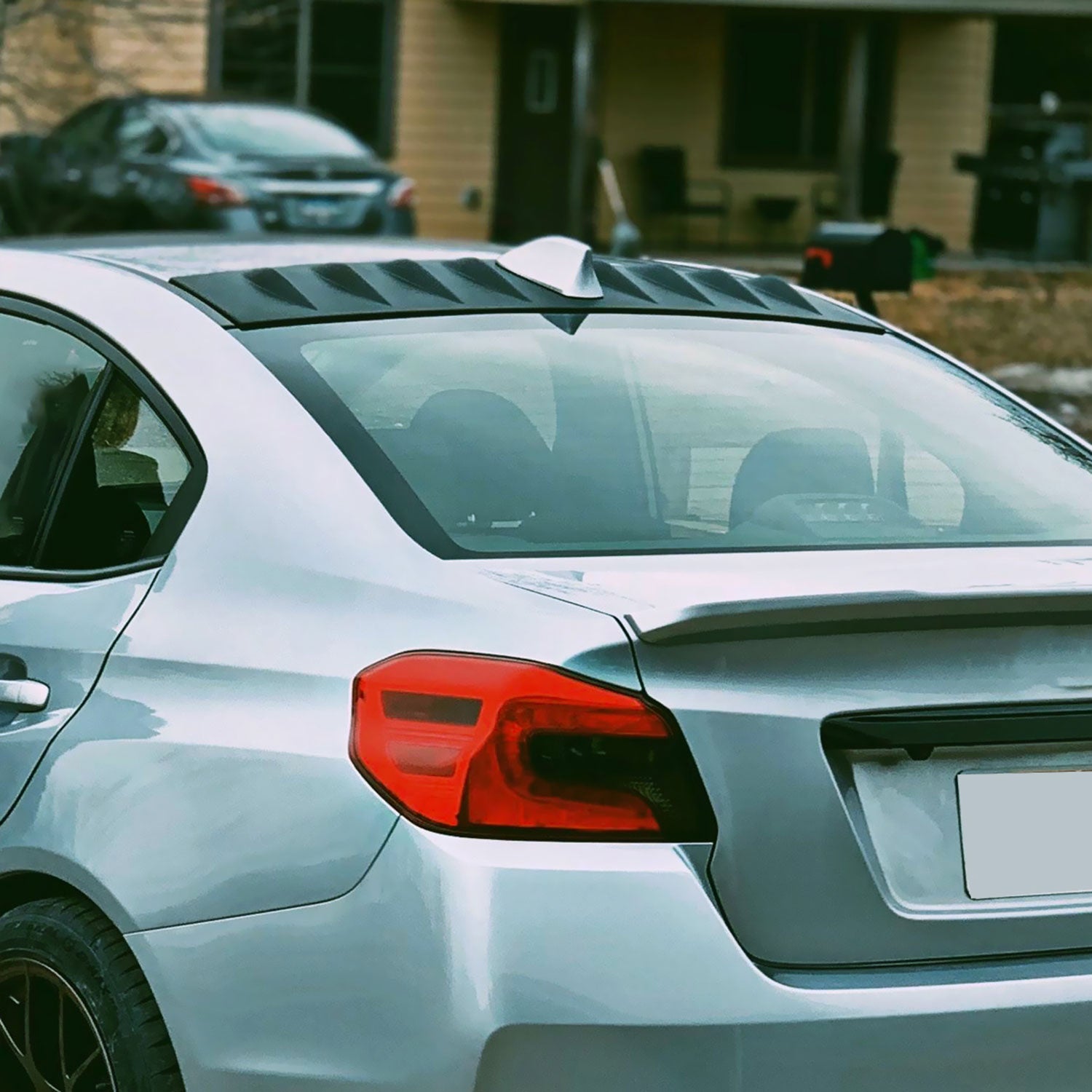 2015-2021 Subaru WRX/STI Matte Black ABS Shark Fin Style Rear Roof Spoiler