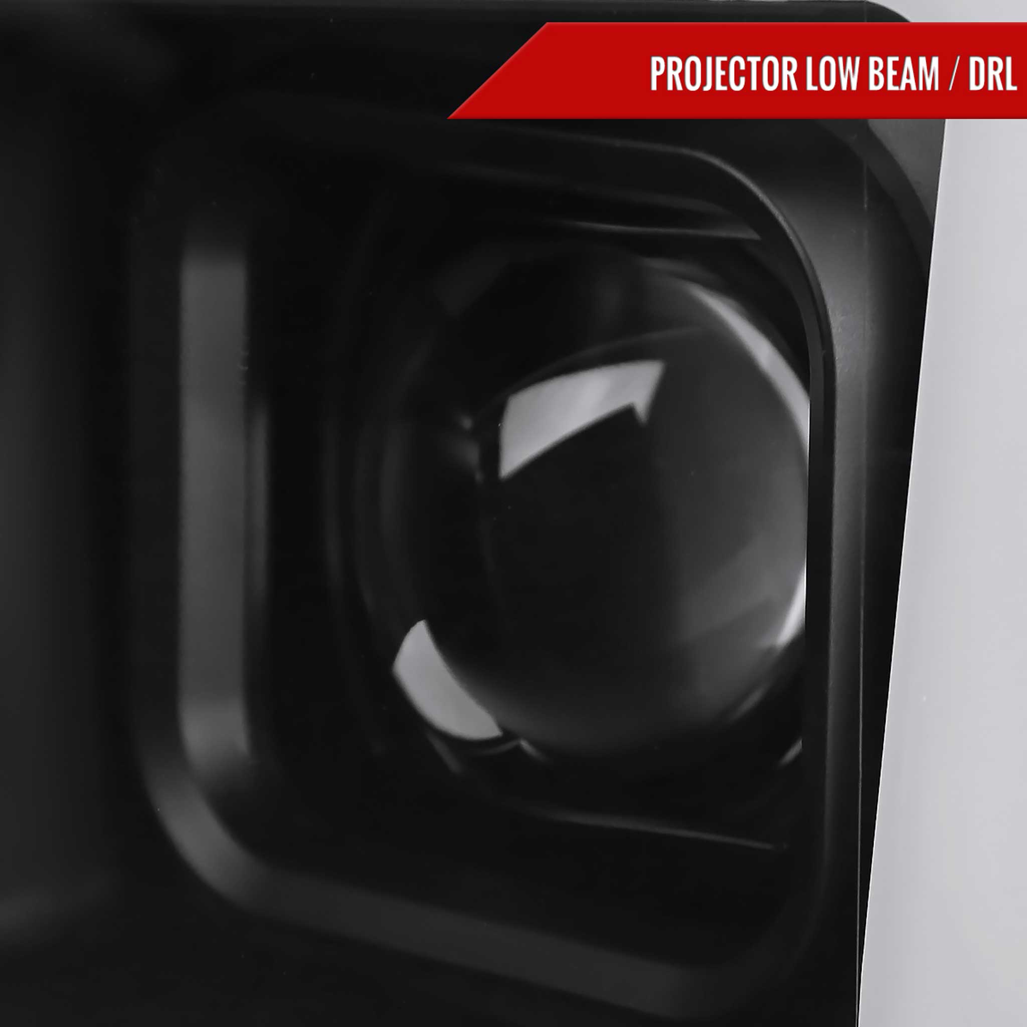 For Ford F-150 2018-2020 LED C-Bar Projector Headlights Turn Signal Lights Matte Black Housing Clear Lens
