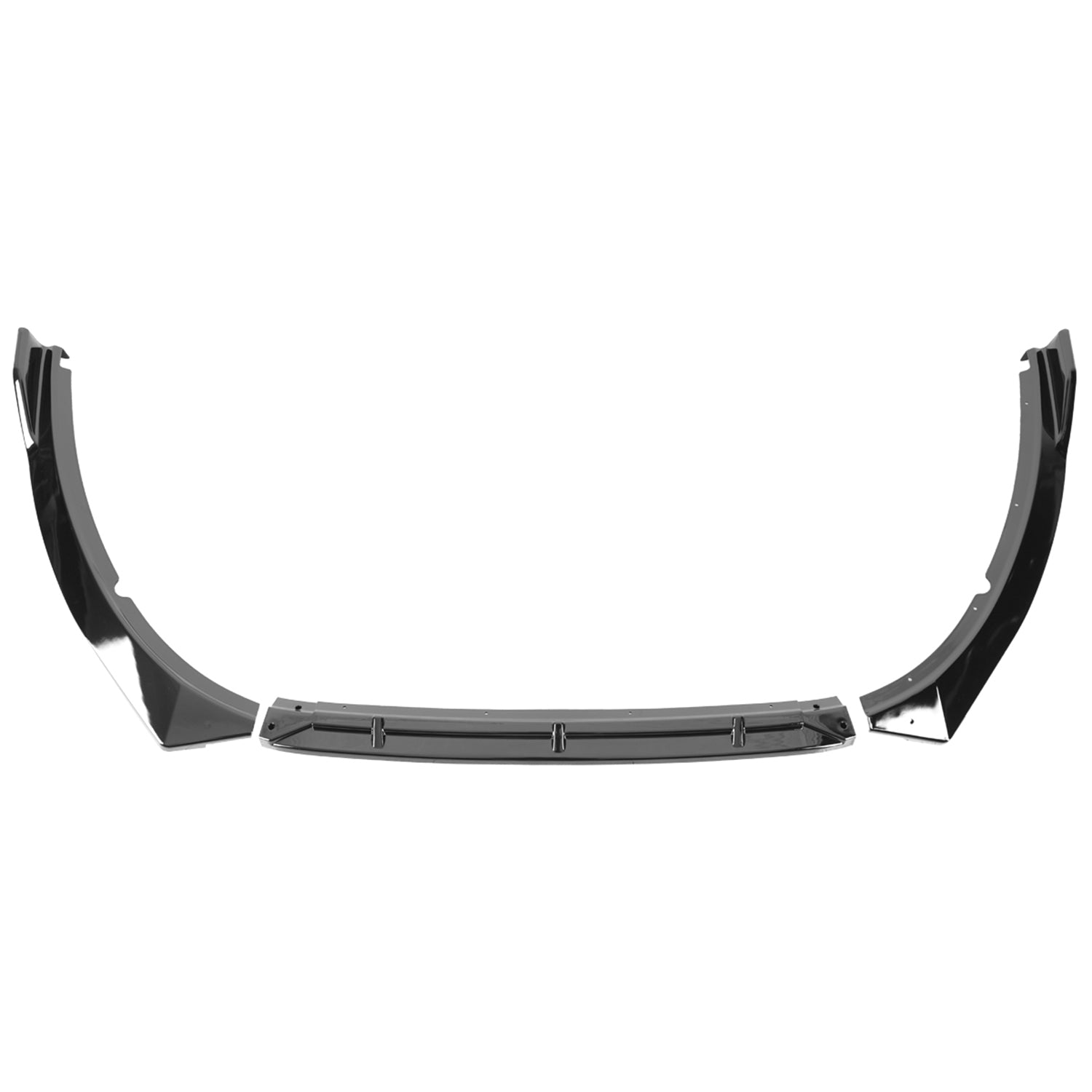 2014-2015 Kia Optima Glossy Black 3Pcs Front Bumper Lip Splitter Kit