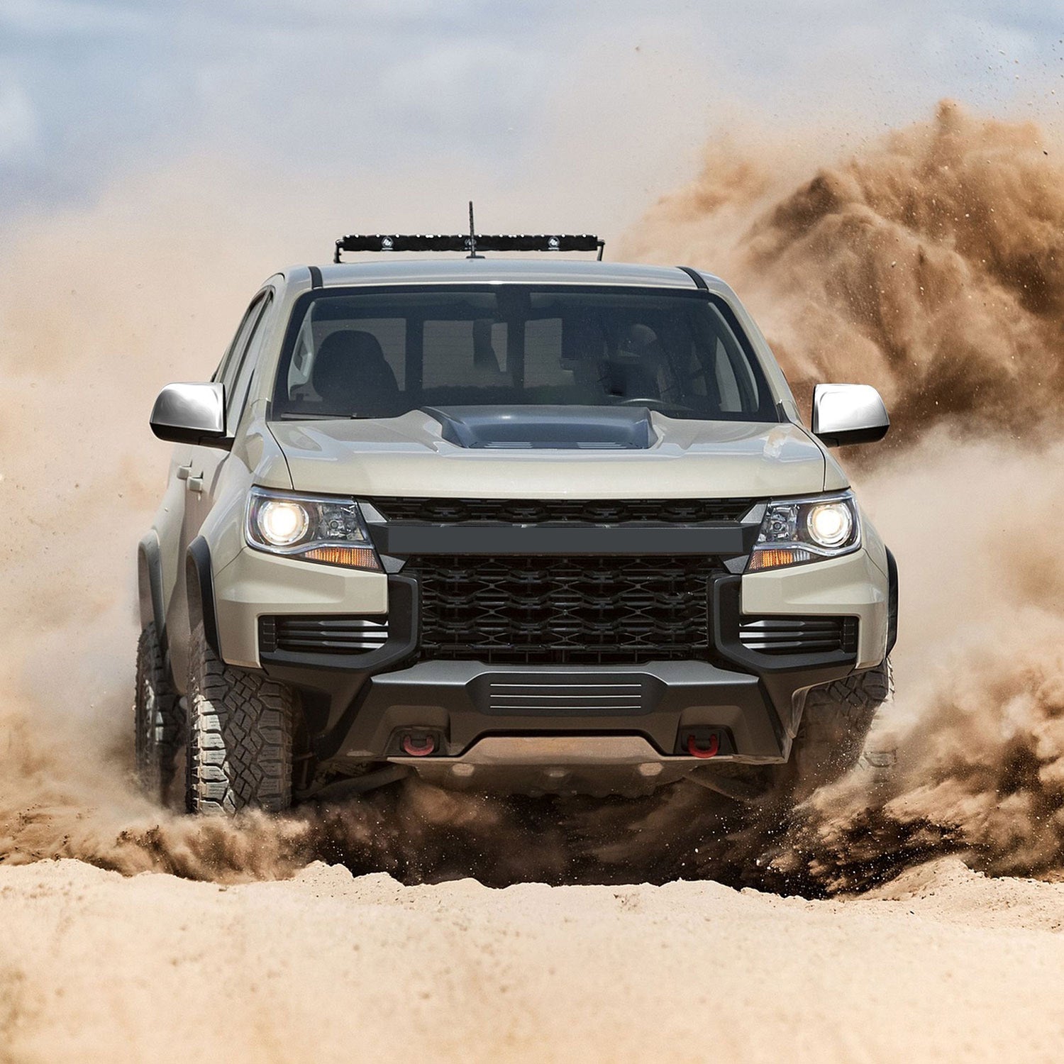 2015-2022 Chevrolet Colorado / GMC Canyon Mirror Cover Caps Chrome 2Pcs ABS Plastic