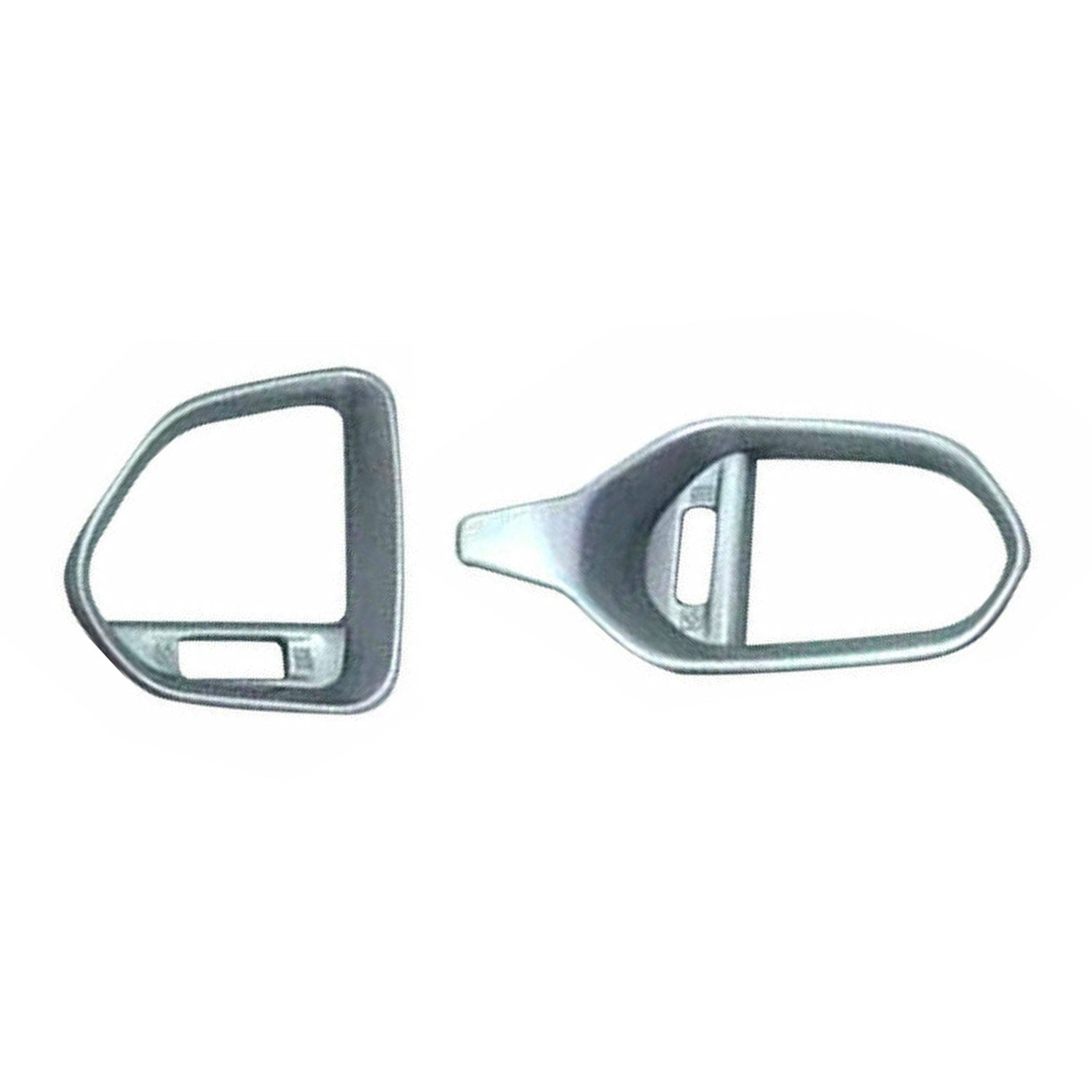 2015-2018 Jeep Renegade Side Ventilation Frame Silver 2 Pcs