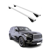 2015-2024 Infiniti Qx80 Roof Rack Cross Bars Silver