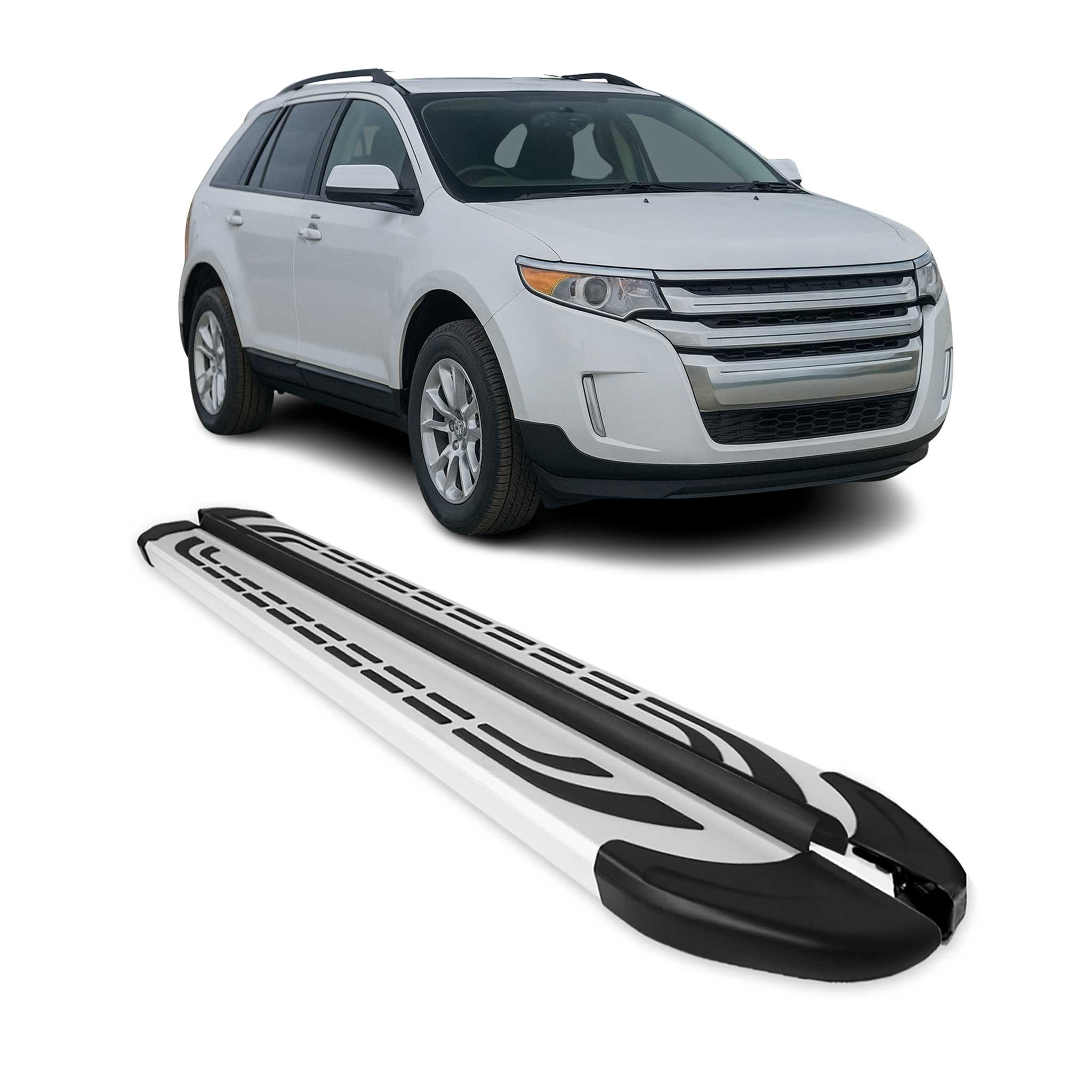 2007-2014 Ford Edge Nerf Bar Side Step Running Boards Alu 2x