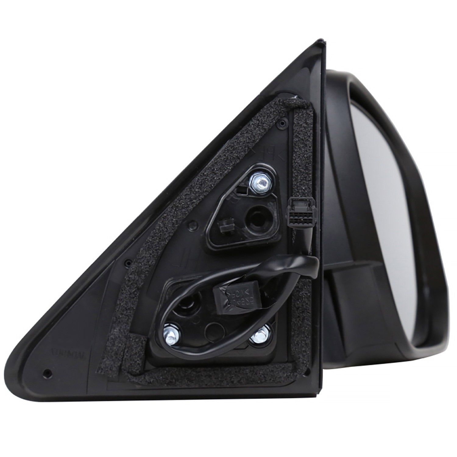 2014-2016 Toyota Highlander Glossy Black 5Pin Adjustable Side Mirror Passenger