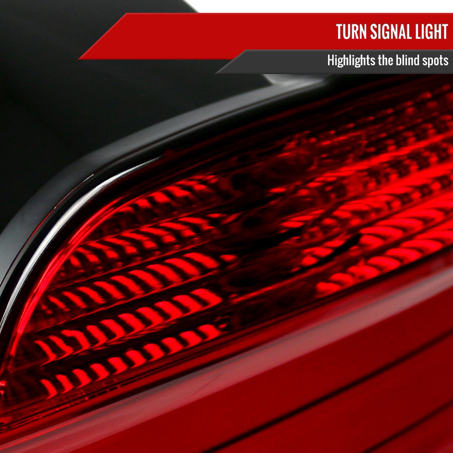 2001-2003 BMW E39 5 Series Sedan LED Tail Lights Chrome/Red Clear Lens