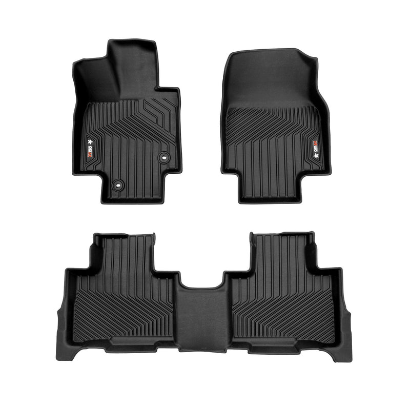 2020-2024 Toyota Highlander Premium Floor Mats Liners First and Second Row Set