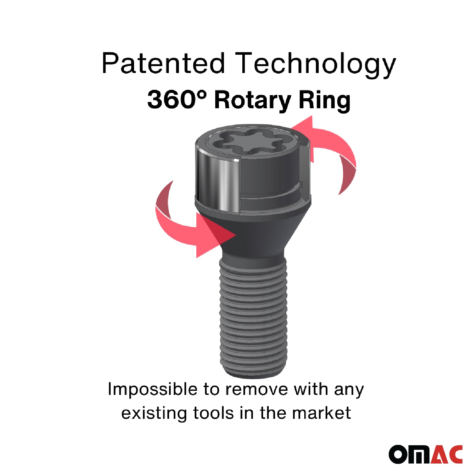 Wheel Lock Kit for Volvo V90 V90 Cross Country M14X1,5 Bolt Silver 4Locks