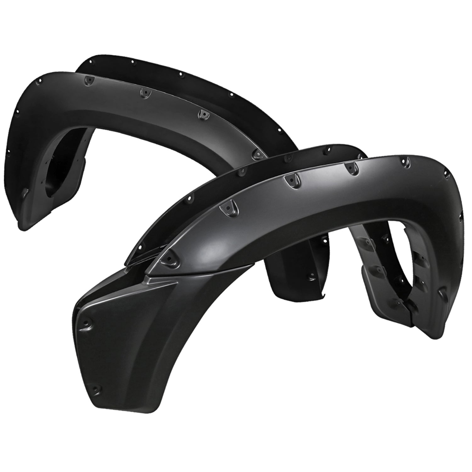 2012-2015 Toyota Tacoma Fleetside 6" Long Bed Rivet Style Fender Flares