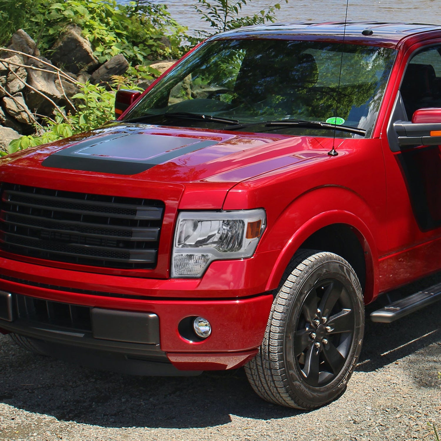 2009-2014 Ford F-150 LED Tube Factory Style Headlights Chrome/Clear Lens
