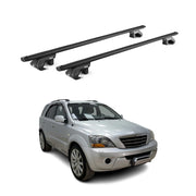 2003-2009 Kia Sorento Roof Rack Cross Bars Black