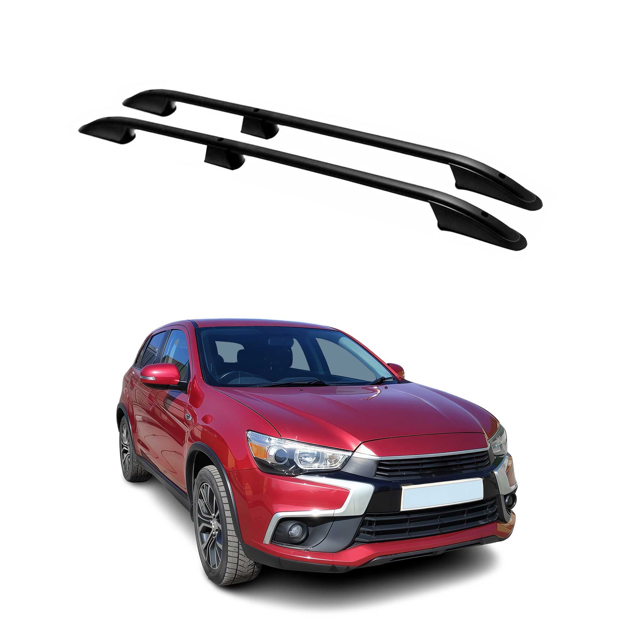 2011-2024 Mitsubishi Outlander Sport Roof Rack Rails Side Rails Black