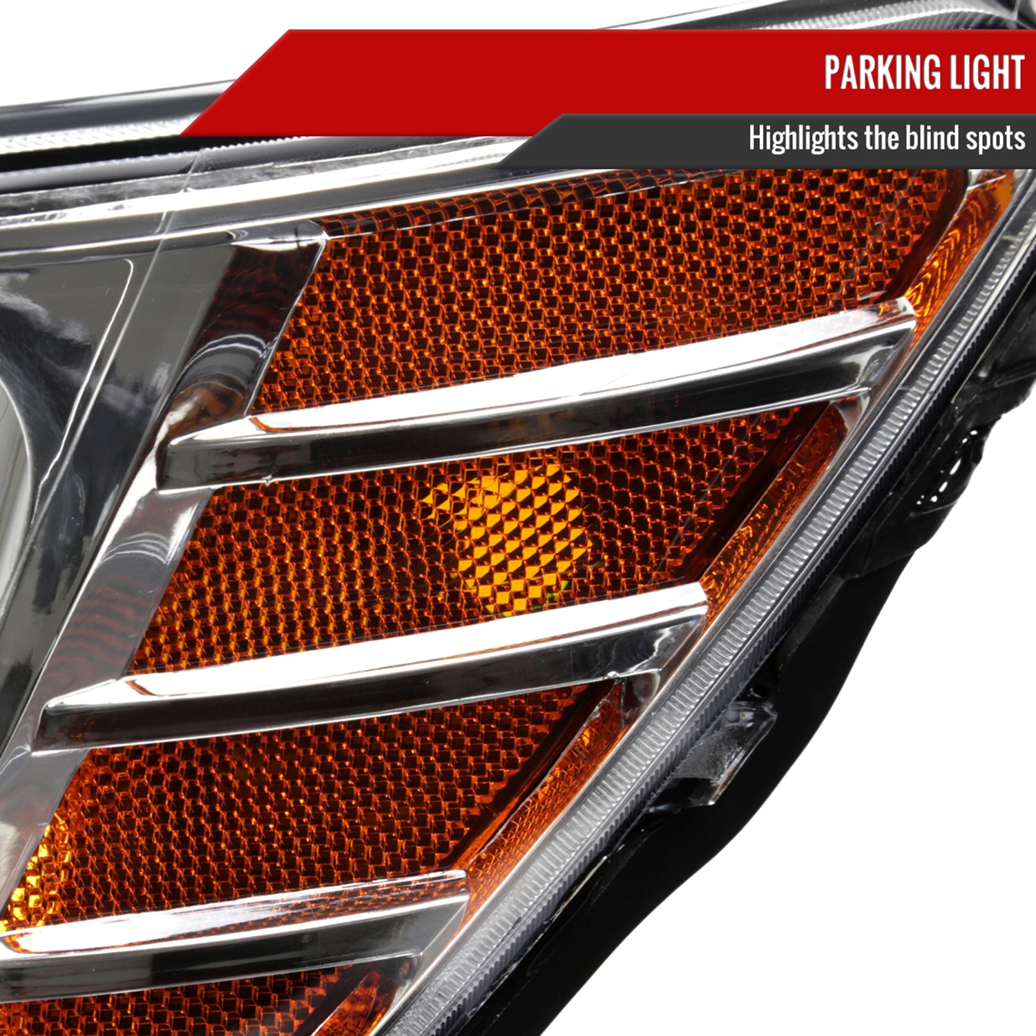 2009-2020 Dodge Journey Factory Style Headlights Chrome Housing/Clear Lens