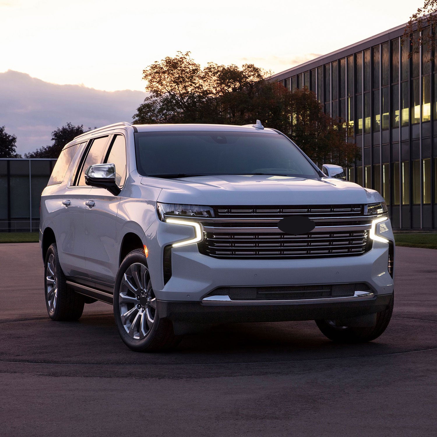 2021-2024 GMC Yukon Mirror Cover Caps Chrome 2Pcs ABS Plastic