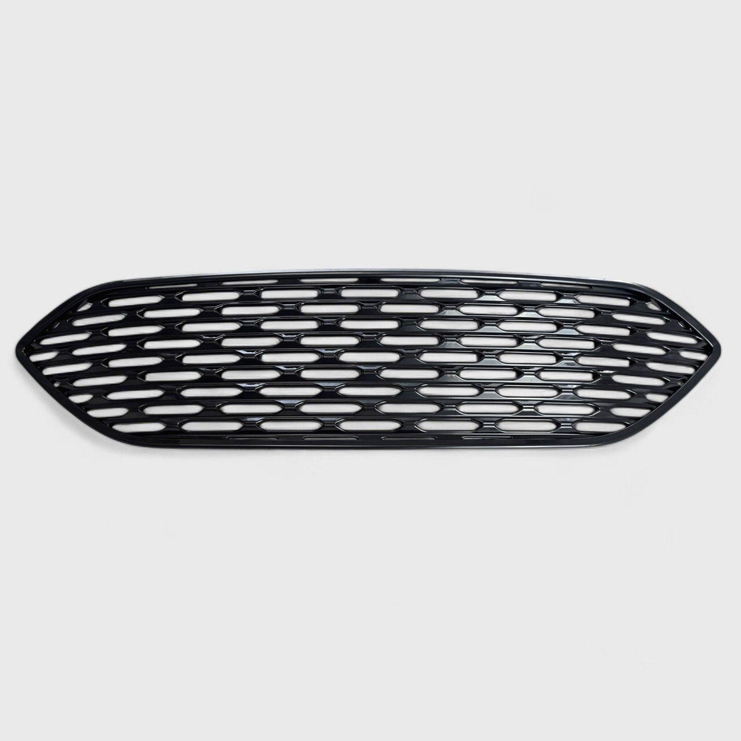 2020-2022 Ford Escape Grille Overlay Gloss Black 1Pcs ABS Plastic