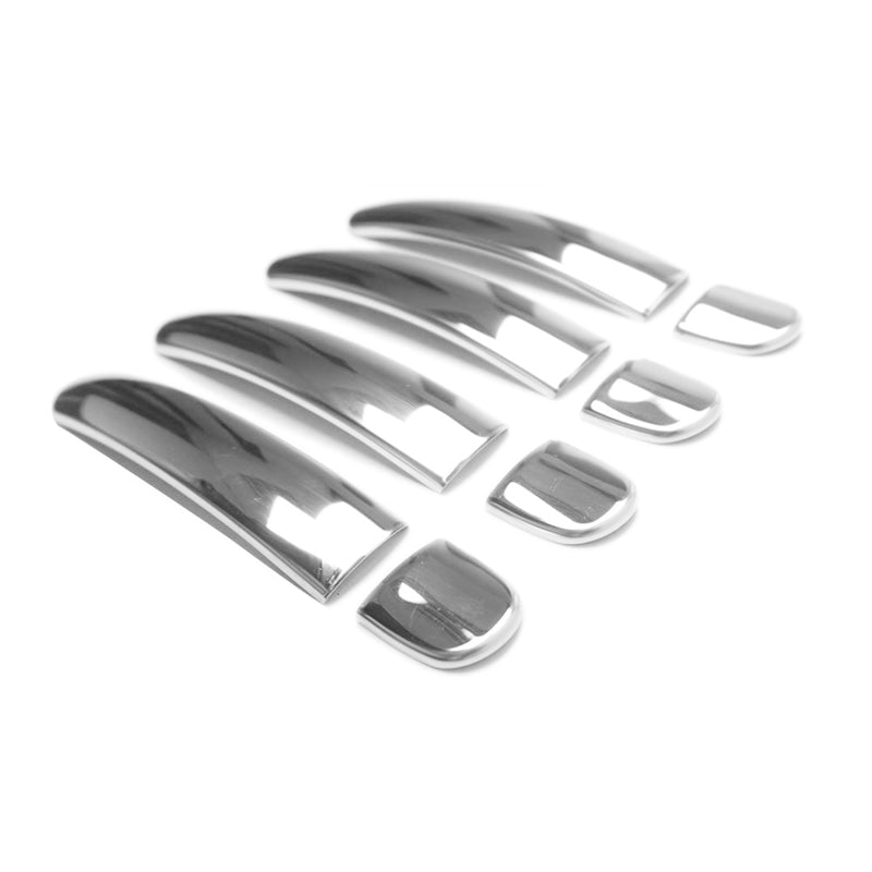 2009-2017 VW Tiguan Car Door Handle Cover Protector Steel Chrome 8 Pcs