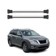 2013-2021 Nissan Pathfinder Roof Rack Cross Bars Silver