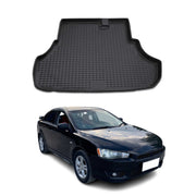 2008-2010 Mitsubishi Lancer X Cargo Liner Trunk Mat All Weather Black