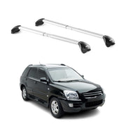 2005-2010 Kia Sportage Roof Rack Cross Bars Silver