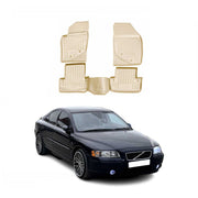 2001-2009 Volvo S60 Floor Mats Liners Full Set All Weather Beige