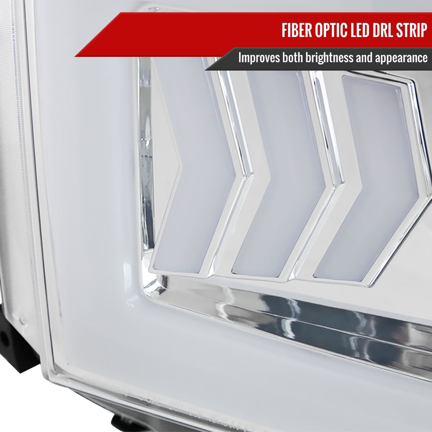 2014-2021 Toyota Tundra LED CBar Projector Headlights Arrow Signals Chrome