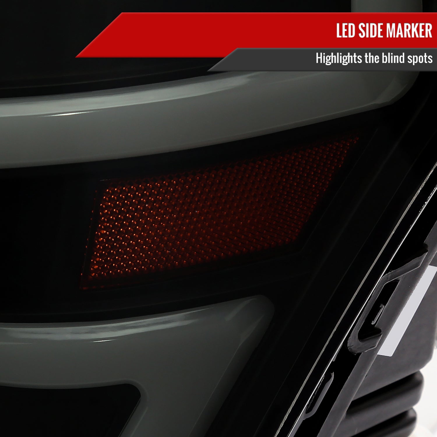 2009-2014 Ford F-150 Sequential LED Turn Signal Projector Headlights Smoke