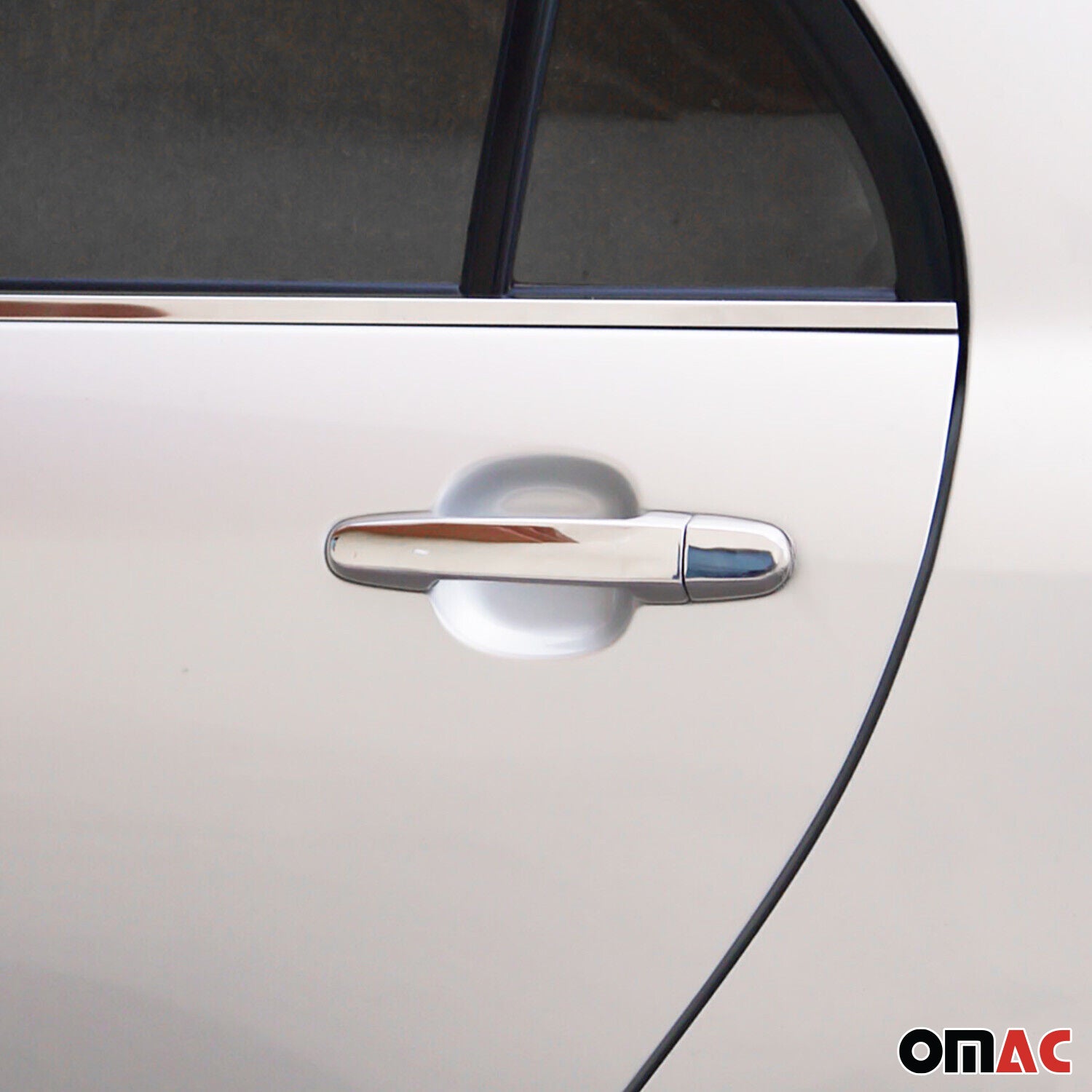2005-2013 Toyota Highlander / Avalon Car Door Handle Cover Protector Stainless Steel 8 Pcs