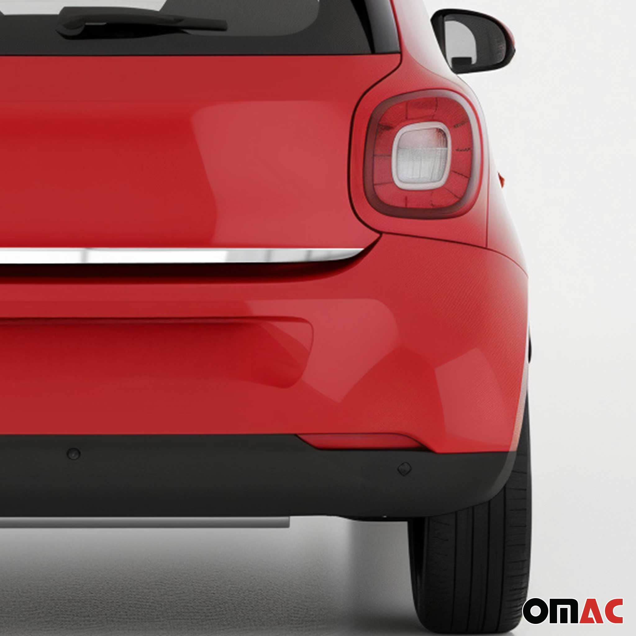 2014-2019 Smart Forfour Rear Trunk Molding Trim Stainless Steel Silver 1Pc