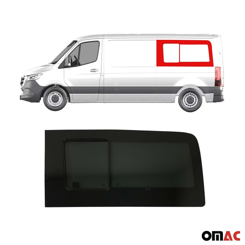 2010-2018 Mercedes Sprinter W906 Local Pickup Sliding Window Glass Rear Left L2