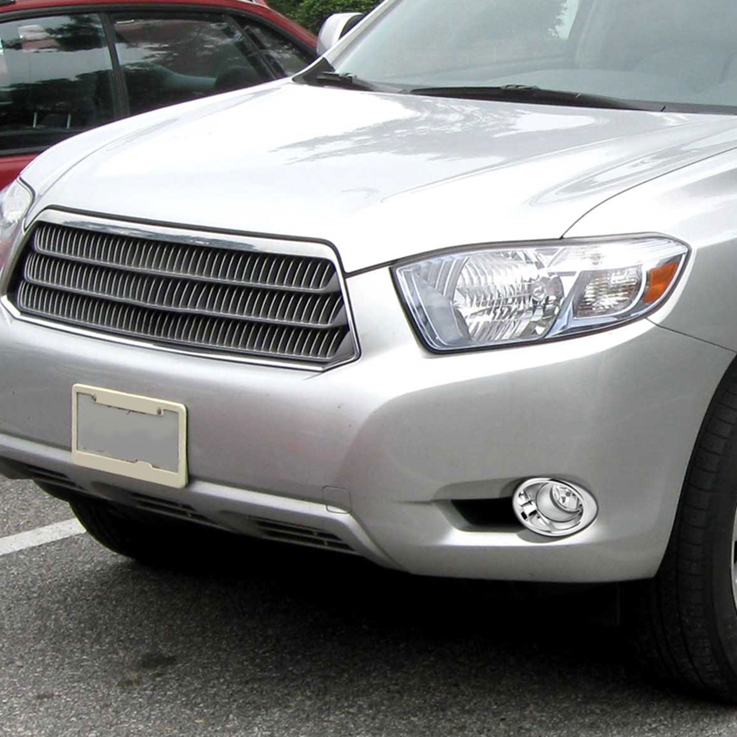 2008-2011 Toyota Highlander H11 Fog Lights Kit Chrome Housing/Clear Lens