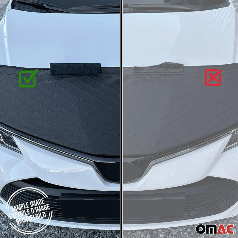 2016-2024 Mercedes Metris Car Bonnet Mask Hood Bra Diamond Half Black