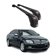 2010-2014 Mercedes C Class W204 Roof Racks Cross Bars Black