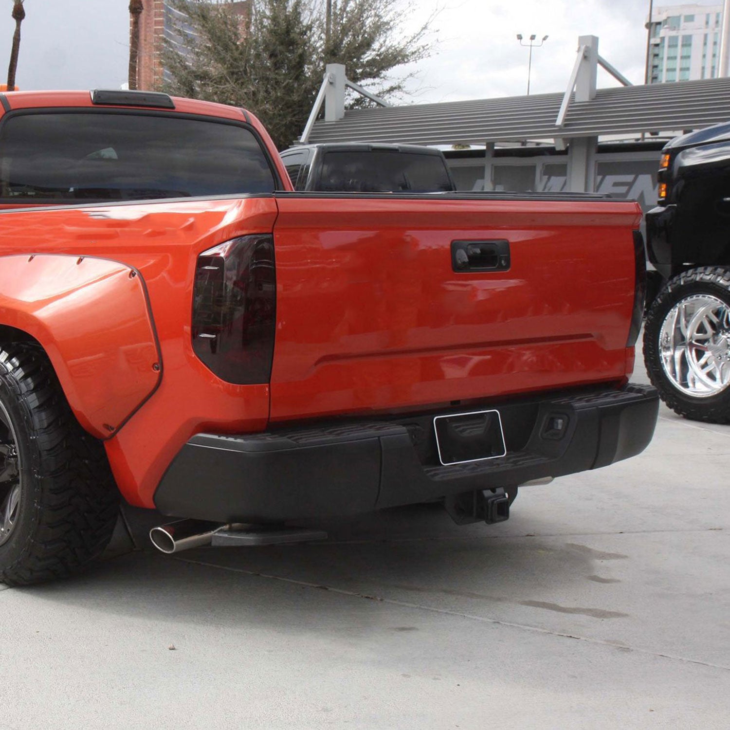 2014-2018 Toyota Tundra Steel OEM Replacement Rear Step Bumper License Lamp