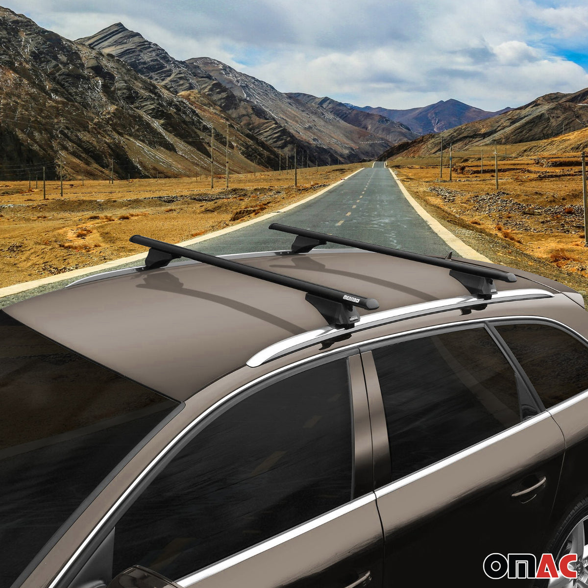 Top Roof Racks Cross Bars for Audi Q3 3.gen 2026 Black Aluminium 2Pcs