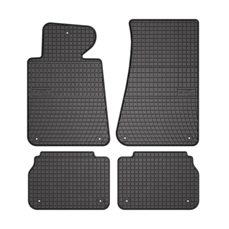 1989-1995 BMW 5 Series M5 E34 Sedan & Touring Floor Mats Liners Full Set All Weather Rubber Black