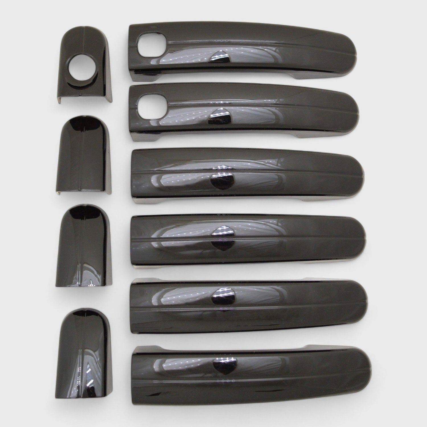 2013-2019 Ford Escape / Nissan Sentra Door Handle Cover Gloss Black 10Pcs ABS Plastic